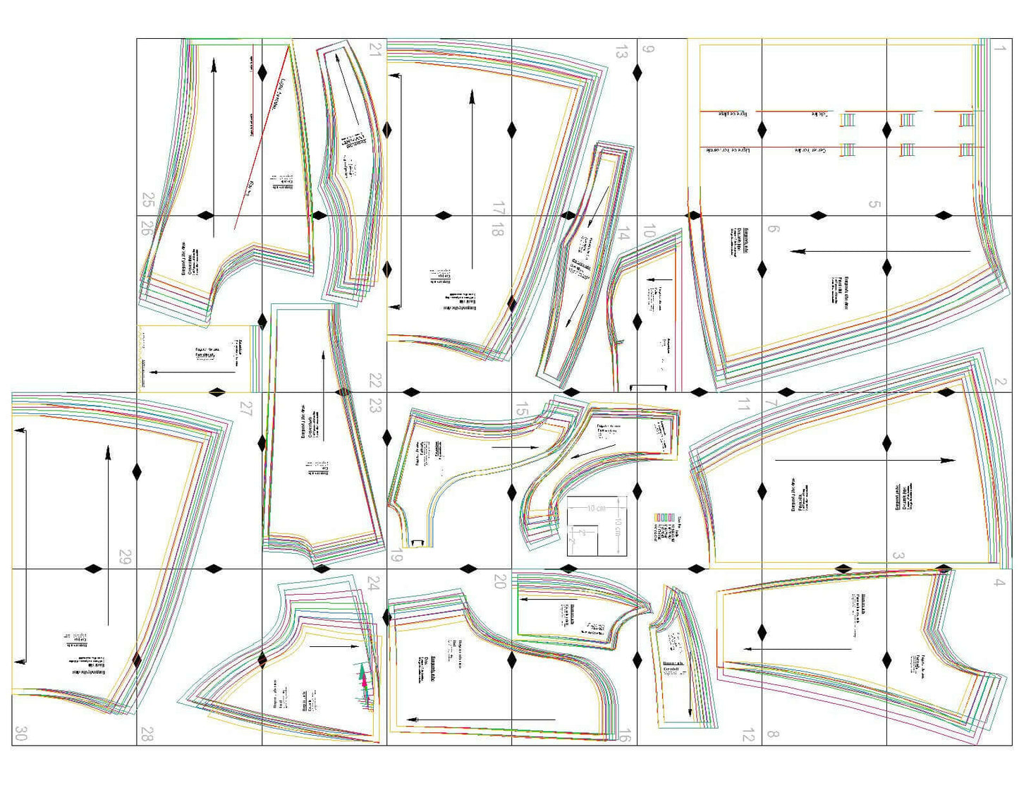 Patron de couture PDF à télécharger pour Robe - XXS/XL - BURGUNDY avec instructions format A4/A0/US Letter incluses, niveau intermédiaire.