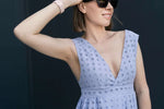 Femme portant une robe élégante, patron de couture pdf à télécharger, Robe du XS au XL - KISSABLE