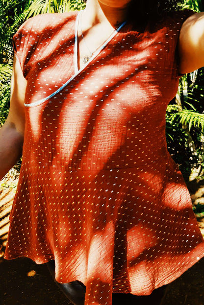 Robe/Blouse Callisto - T36 à 50, patron de couture PDF à télécharger, haut léger et confortable pour l'été. Parfait pour débutants.