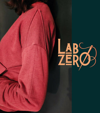Sweat Florine en molleton doux, parfait pour la couture avec patron PDF de Lab Zero. Idéal pour toutes les saisons.