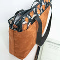 Sac cabas zippé, 3 formats – Fraise, avec motif fruits, patron de couture pdf à télécharger.