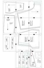 Patron de couture PDF à télécharger pour Short homme - XS/XXL - BREATH, niveaux intermédiaire, tailles A4/A0/US Letter sans marge de couture.