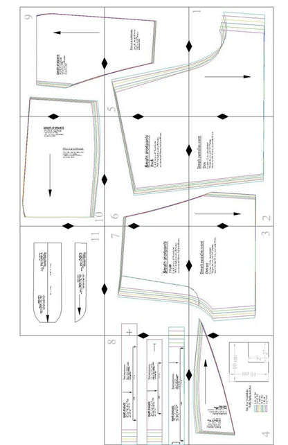 Patron de couture PDF à télécharger pour Short homme - XS/XXL - BREATH, niveaux intermédiaire, tailles A4/A0/US Letter sans marge de couture.