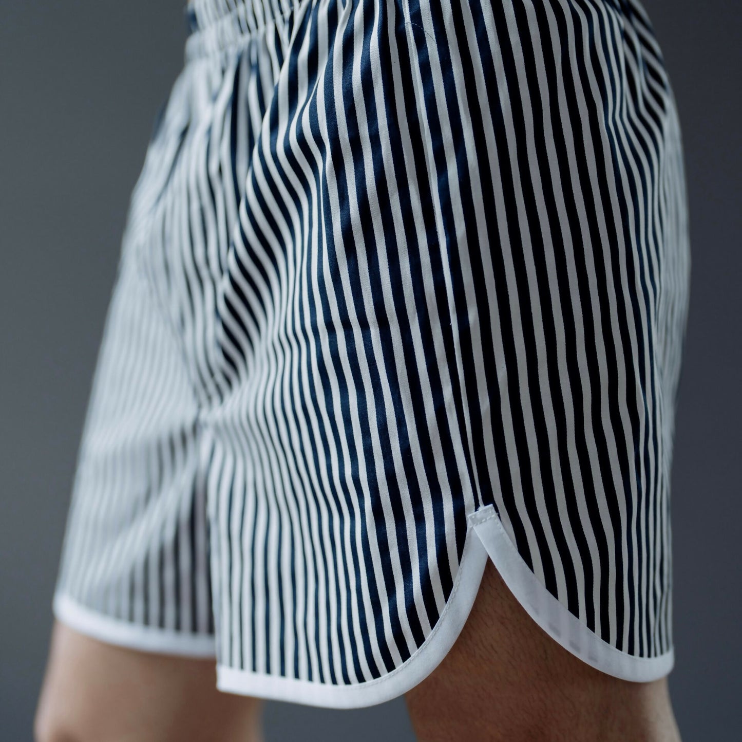 Sous-vêtement à base - XXS/XL - MR PERFECTO, patron de couture PDF à télécharger, boxer rayé pour hommes, vue détaillée.