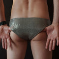 Sous vêtement homme - XS/L - SHINE LIKE A DIAMOND, patron de couture pdf à télécharger, design scintillant vue de dos.