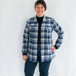Sur-Chemise/Chemise Raisin Noir du 34 au 56 - 4 statures - Femme, patron de couture pdf à télécharger, moderne et élégante.