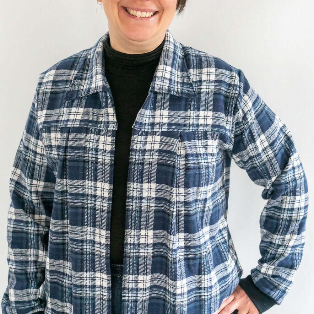 Sur-Chemise/Chemise Raisin Noir du 34 au 56 - 4 statures - Femme, patron de couture pdf à télécharger, tenue moderne et confortable