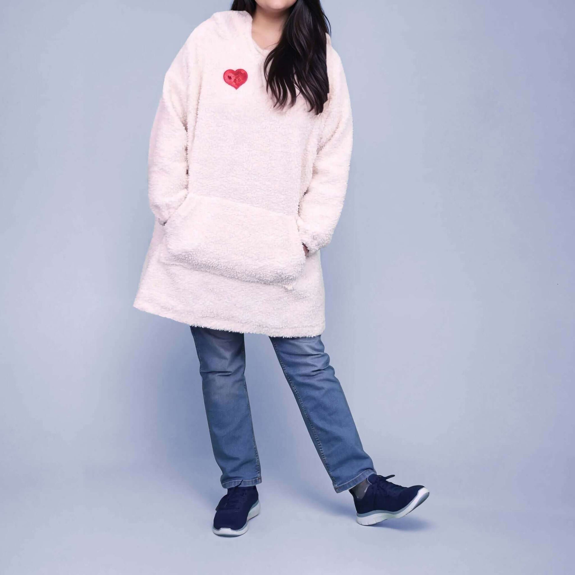 Sweat Doudou Casimir Femmes avec capuche XXL et poche kangourou, patron de couture pdf à télécharger