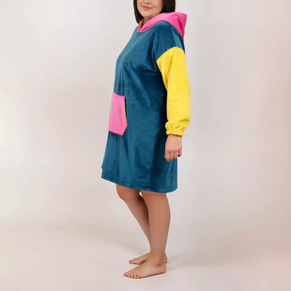 Sweat Doudou Casimir Femmes avec capuche XXL, patron de couture pdf à télécharger pour confort hivernal