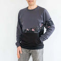 Sweat mixte, XS au 3XL, 2 statures - Kiwi, patron de couture pdf à télécharger, t-shirt avec bande transversale originale.