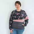 Sweat mixte, XS au 3XL, 2 statures - Kiwi, patron de couture pdf à télécharger, avec manches raglan, design original.