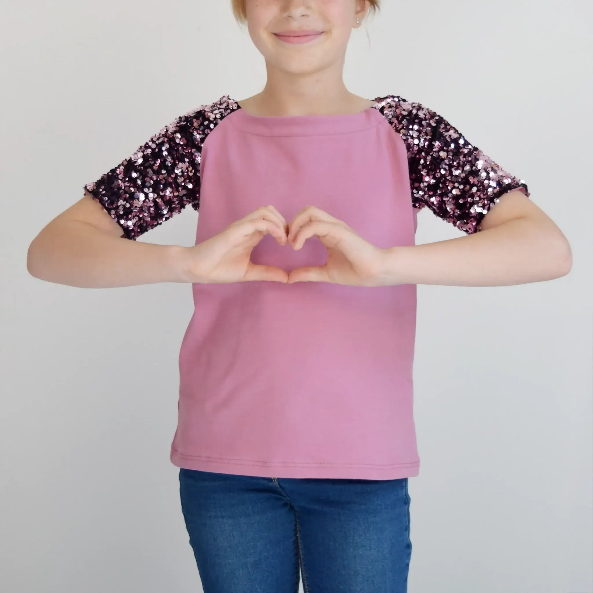 T-shirt Tao Enfants pour enfants, patron de couture pdf à télécharger, confort moderne.