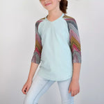 T-shirt Tao Enfants : modèle moderne et personnalisé pour enfants de 2 à 14 ans, patron de couture pdf à télécharger.