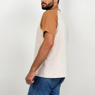 T-shirt Tao Hommes homme en jersey, vue de dos, patron de couture pdf à télécharger.