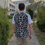 T-shirt Tao Hommes avec un design graphique moderne, parfait pour le quotidien, patron de couture pdf à télécharger.
