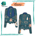 Veste Khoros - T36 à 50, patron de couture PDF à télécharger avec basque et col châle, élégante pour soirées et demi-saison.