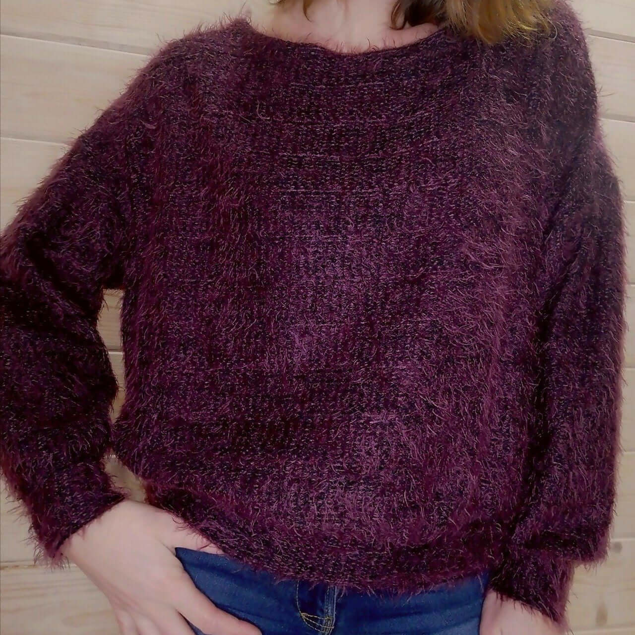 le Pull ILLICO du 34 au 52 - Pull loose avec encolure bateau et manches amples, patron pdf à télécharger.