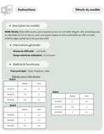 Patron PDF Robe SOLEA femme du 30 au 58
