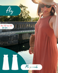 Patron PDF Robe femme Aliz du 32 au 52