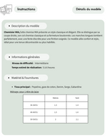 Patron PDF Chemisier femme MIA du 30 au 58