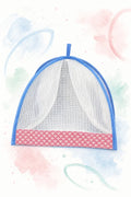 Cloche alimentaire en moustiquaire avec base en tissu et finition au biais — Patron PDF gratuit à télécharger et coudre