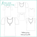 ELEA - Top pour femmes du 34 au 54 — patron de couture PDF à coudre soi-même