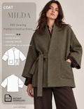 Manteau MILDA en 15 tailles du 30 à 58