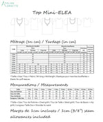 Mini-ELEA - Top pour filles du 2 au 16 Ans — patron de couture PDF à coudre soi-même