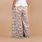 Pantalon Yasmine Femme - Patron couture du 32 au 56 en tissu à motifs colorés, patron de couture pdf à télécharger