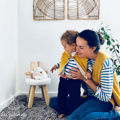 patron de couture de veste de berger pour bébé, enfant et adulte