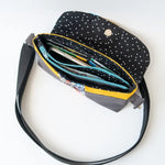 Pochette portefeuille Safran, avec anse amovible — patron de couture PDF à coudre soi-même