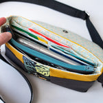 Pochette portefeuille Safran, avec anse amovible — patron de couture PDF à coudre soi-même