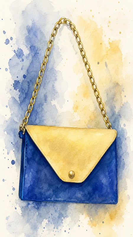 Pofête pochouette des fêtes chic en simili cuir et velours pour soirée à coudre soi-même — patron de couture PDF gratuit à télécharger
