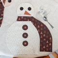 Set de table Bonhomme de neige — patron de couture PDF à coudre soi-même