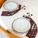 Set de table Bonhomme de neige — patron de couture PDF à coudre soi-même