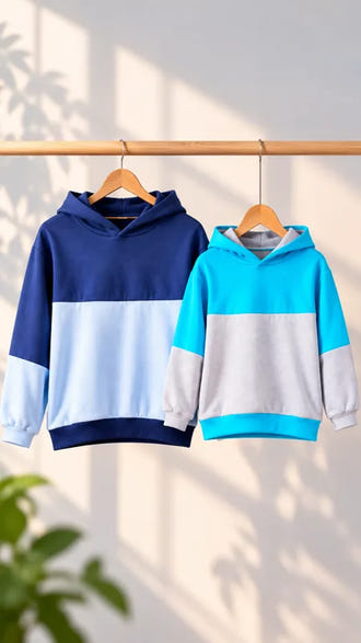 Sweat à Capuche - Pack Famille (du 2 au 14 ans & du 34 au 54) — patron de couture PDF à coudre soi-même