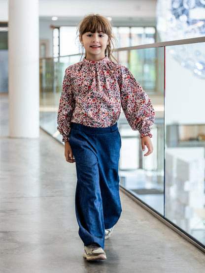 CERISE - la blouse/robe à plis