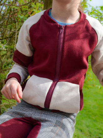 Sweat zippé ALTITUDE - Patron PDF de couture enfant du 2 ans au 16 ans