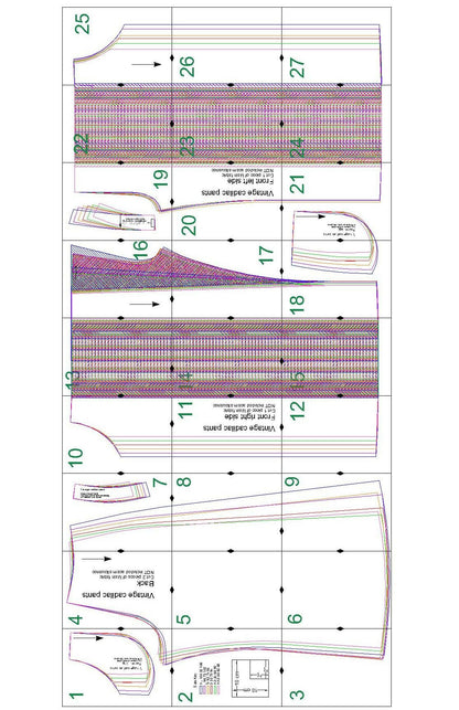 Pantalon - XXS-XL - VINTAGE CADILAC