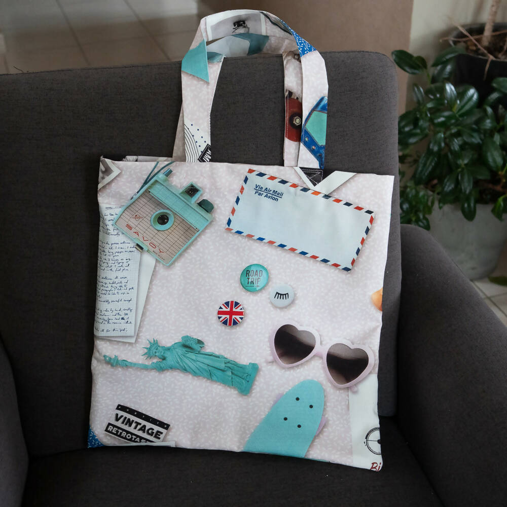 Tote bag, avec couture anglaise