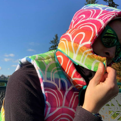 Duo KEZIA - Doudoune sans manches mixte pour adulte (XS au XXXL) et enfant (2 à 16 Ans), patron de couture pdf à télécharger.