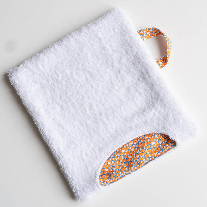 Essuie-tout biface lavable – Oups avec patron de couture pdf à télécharger pour cuisine zéro déchet, écologique et pratique.