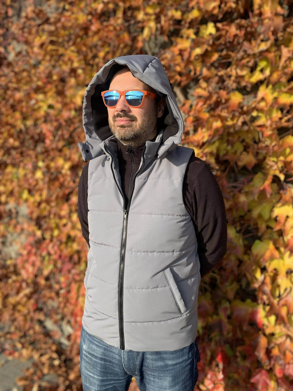 KEZIA - Doudoune sans manches mixte pour adultes du XS au XXXL avec capuche amovible, patron de couture pdf à télécharger