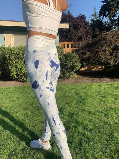 KIM - legging pour femmes du 34 au 54, patron de couture pdf à télécharger, parfait pour le sport et détente avec poches pratiques.