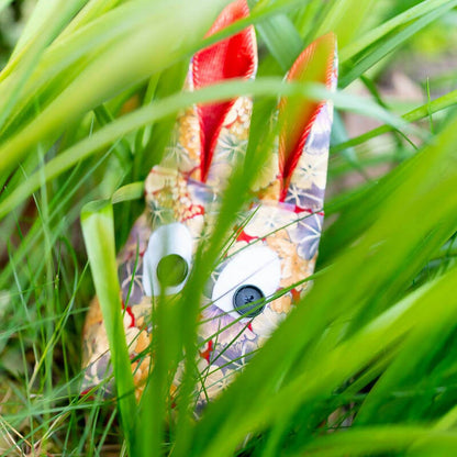 Lapin de Pâques, 2 tailles – Gabin caché dans l'herbe, patron de couture pdf à télécharger