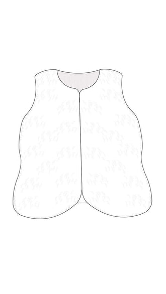 Patron de couture à télécharger pour veste sans manches simple avec encolure ronde