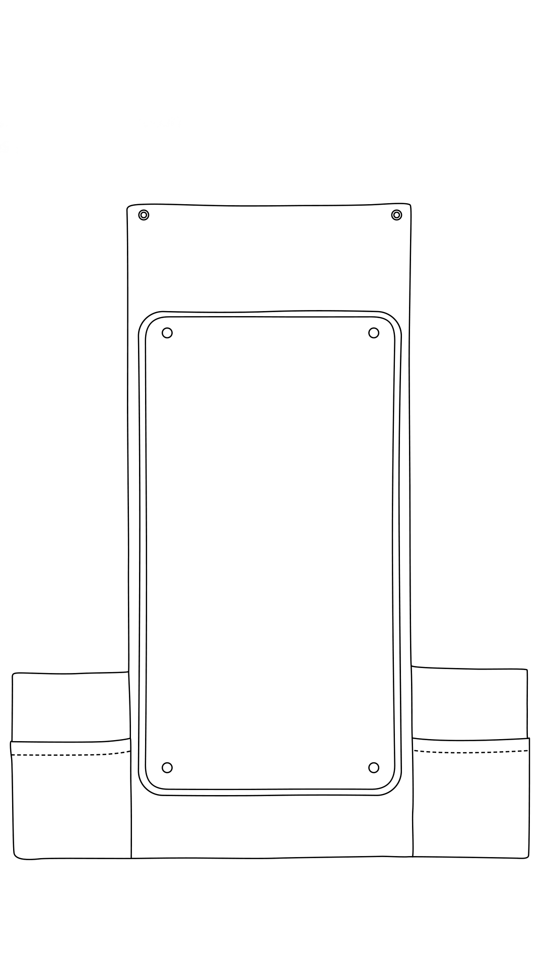 Schéma du Le Matelas à Langer Nomade, patron de couture pdf à télécharger, pratique pour changer bébé en déplacement.