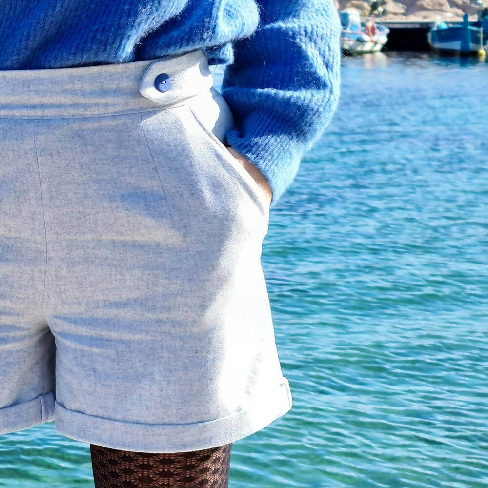 Pantalon - Short Deauville - T34 à 48 au bord de l'eau, patron de couture pdf à télécharger, élégant et sportif pour toutes saisons.