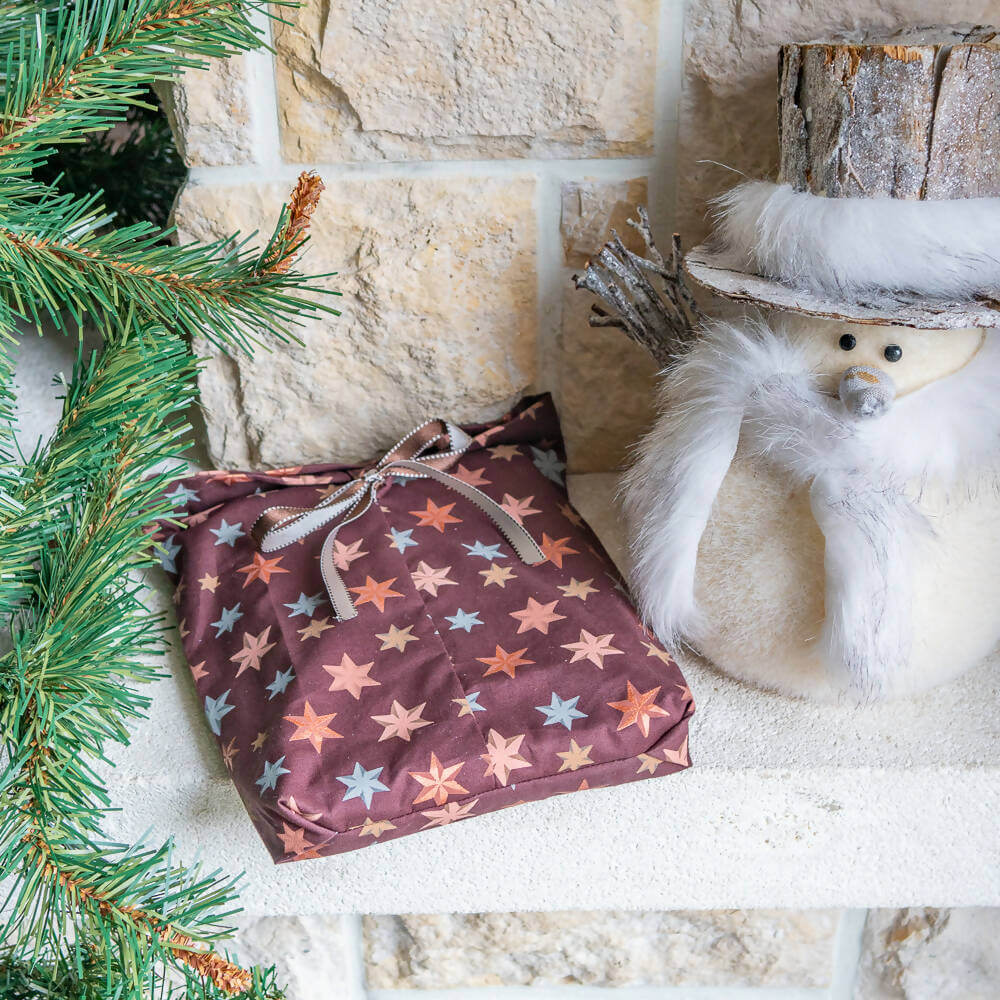 Pochette cadeaux, 4 formats – Surprise! réutilisable avec rubans, patron de couture pdf à télécharger, zéro déchet.