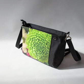 Sac à main – Léon avec imprimé floral, patron de couture pdf à télécharger, sangle amovible pour port polyvalent.